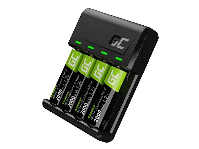 Green Cell VitalCharger + 4x AA 2000mAh Ni-MH